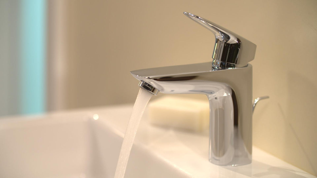 HANSGROHE Logis Einhebel-Waschtischmischer 100 mit Zugstangen-Ablaufgarnitur, chrom