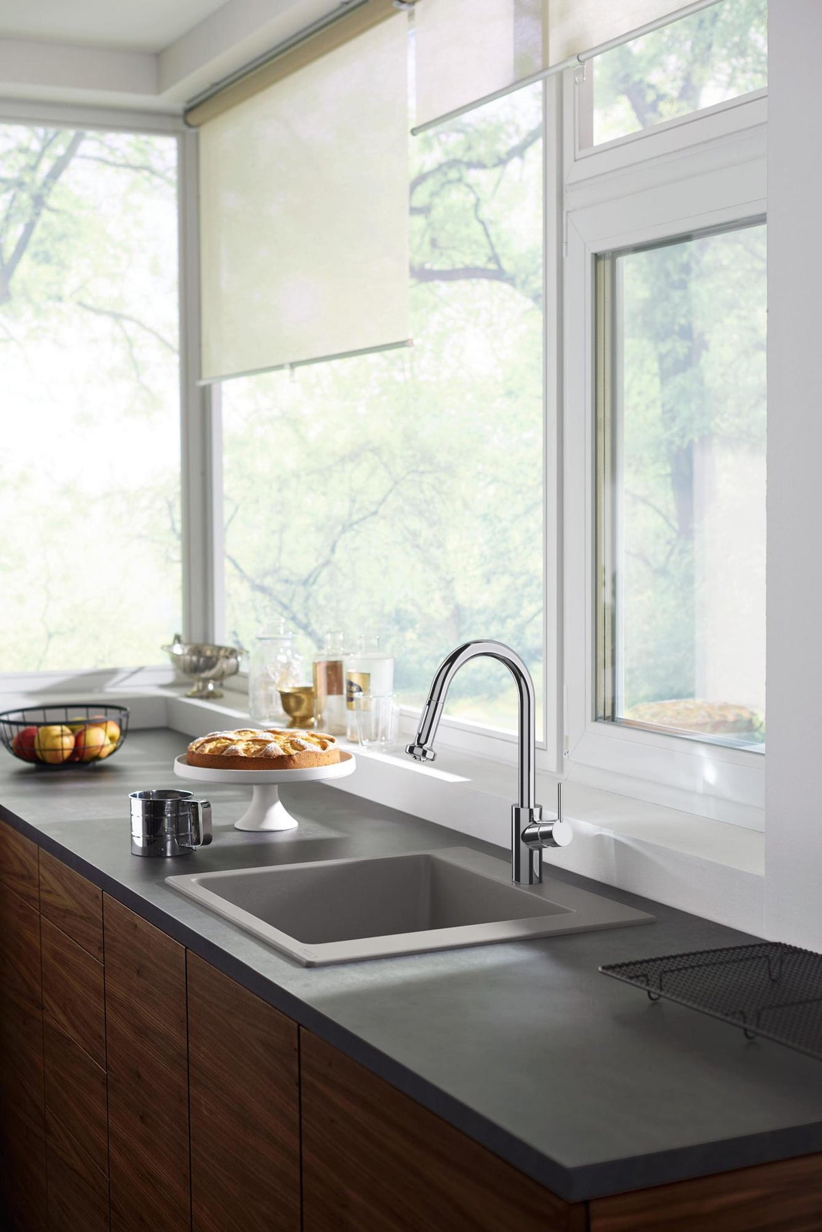 HANSGROHE Talis S Einhebel-Küchenmischer 170 mit sBox und Ausziehbrause in Chrom