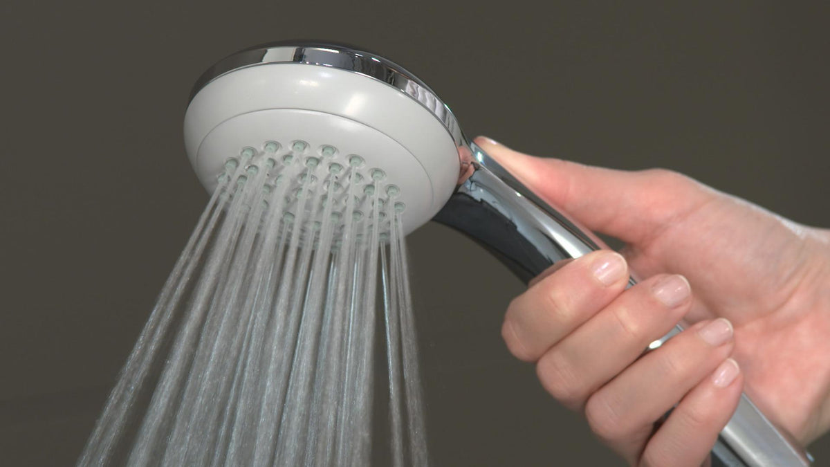 HANSGROHE HG Handbrause CROMETTA 85 MONO DN 15 chrom – 1 Strahlart, QuickClean Antikalk