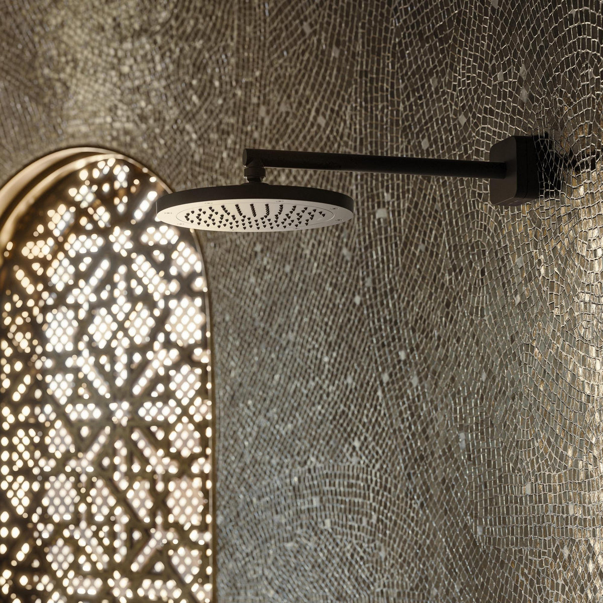 AXOR Kopfbrause 245 1jet EcoSmart Chrom – 245 mm Rain Strahl für Wand- und Deckenmontage