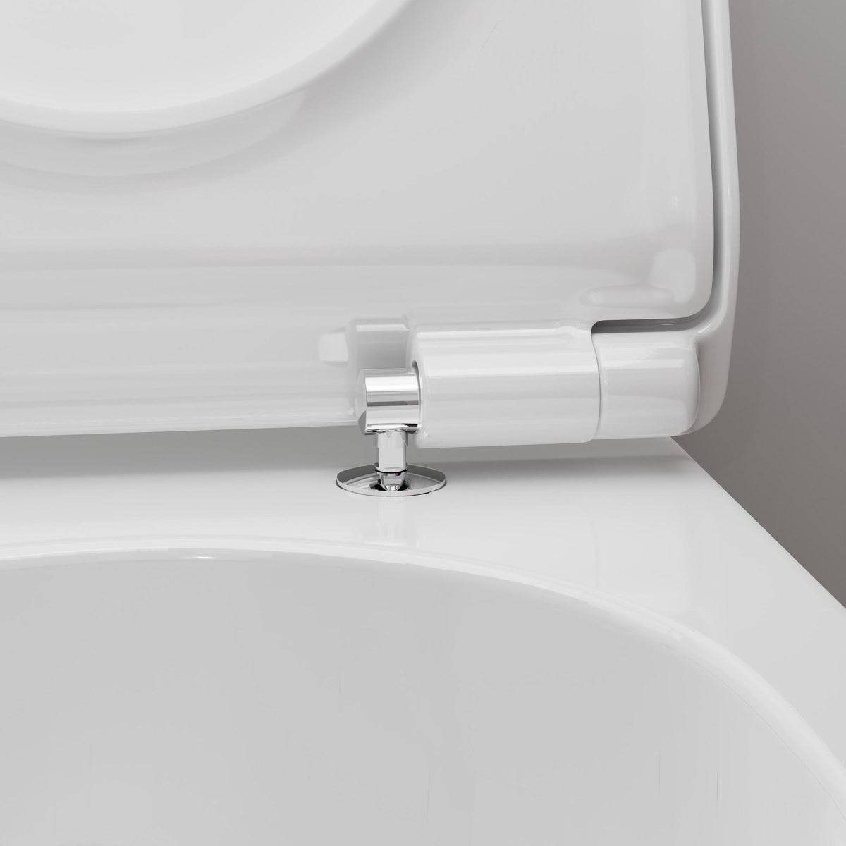 HANSGROHE EluPura S Wand-WC Set weiß mit HygienEffect, spülrandlos & SoftClose