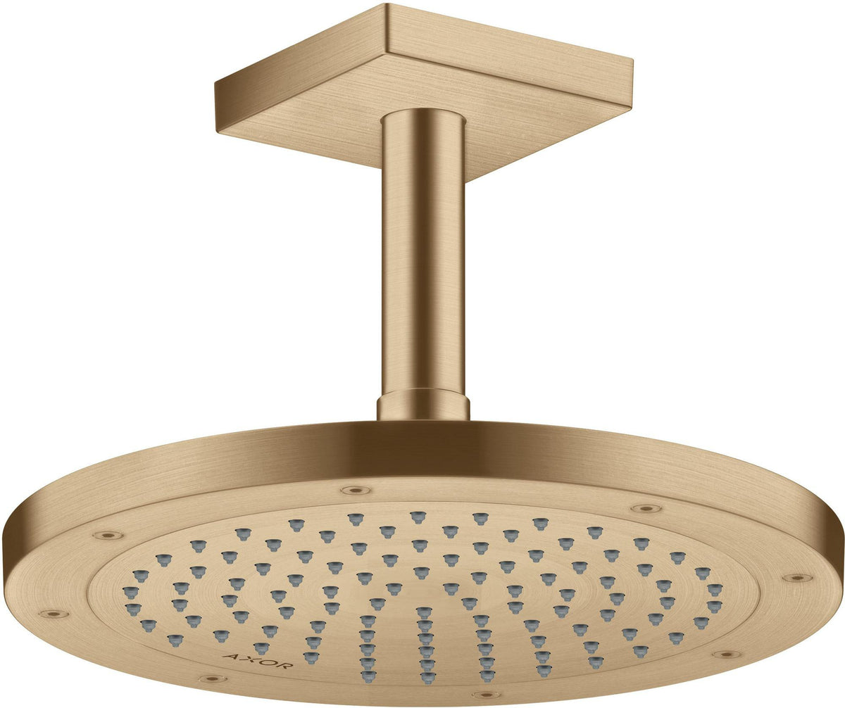 AXOR Kopfbrause 245 1jet EcoSmart Chrom – 245 mm Rain Strahl für Wand- und Deckenmontage