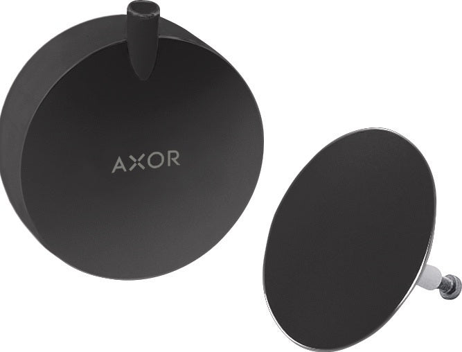 AXOR FLEXAPLUS S Ab- und Überlaufgarnitur mattschwarz – Fertigset für Normal- und Sonderwannen