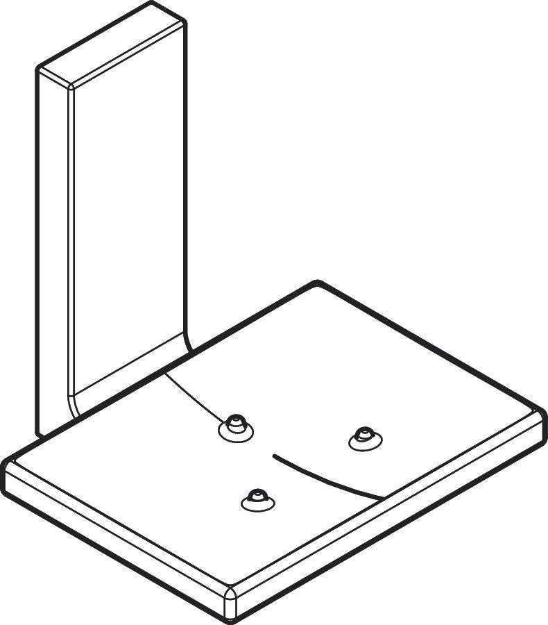 AXOR UNIVERSAL Seifenschale polished gold optic – Wandmontage, Glasablage, verdeckte Befestigung