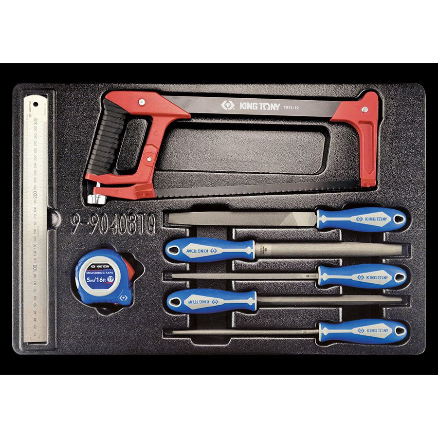 KING TONY Profi-Werkzeuge - Werkzeugmodul-Set - 8 tlg. 990408TQ