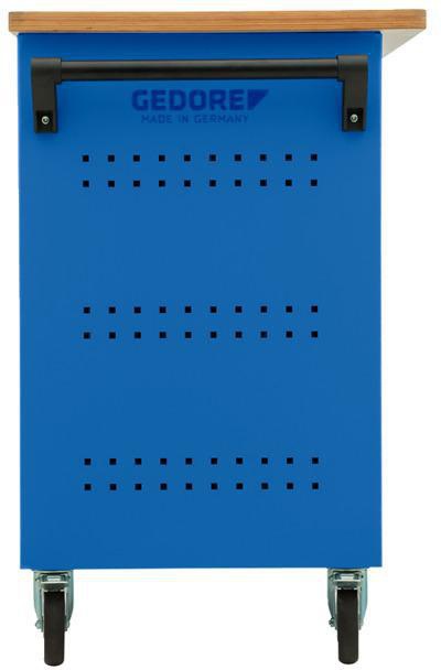 GEDORE Rollwerkbank 1507 XL mit 6 Schubladen, 308-tlg. Werkzeug und 1000 kg Tragkraft