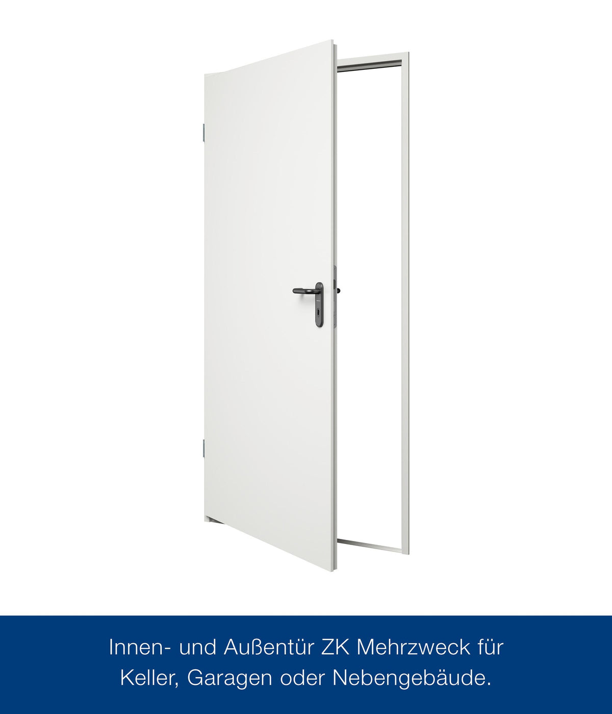 HÖRMANN ZK Mehrzwecktür Stahlblech 875x2000 mm DIN links RAL9010