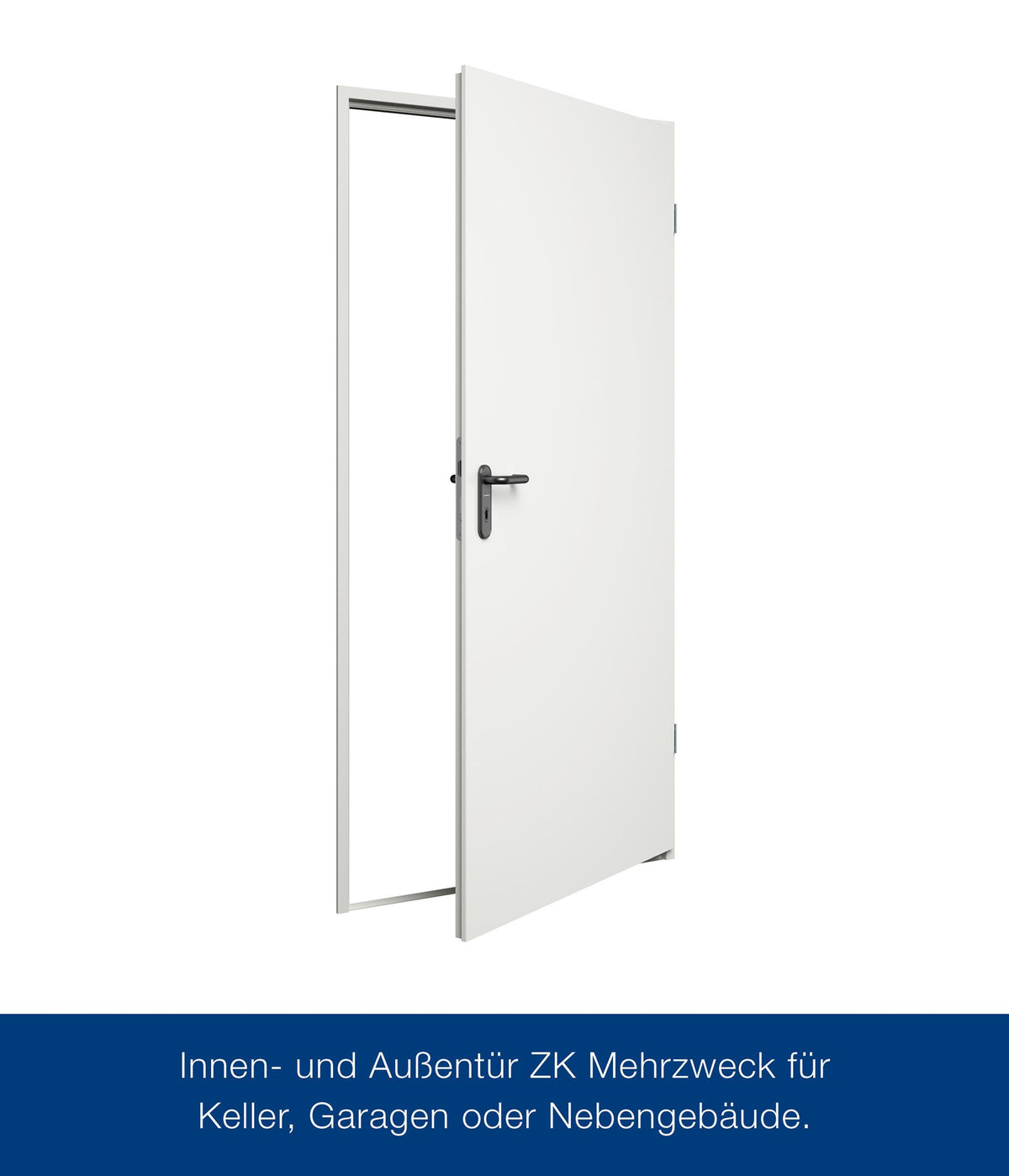 HÖRMANN ZK Mehrzwecktür Stahlblech 875x2000 mm DIN links RAL9010