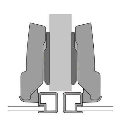 HETTICH Sensys 8657i Weitwinkelscharnier mit integrierter Dämpfung, halb vorliegend, TH 52