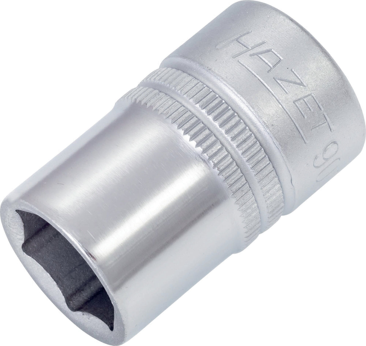 HAZET Steckschlüsseleinsatz 900 1/2 Zoll 6-kant SW 10 mm Länge 38 mm – CV-Stahl verchromt