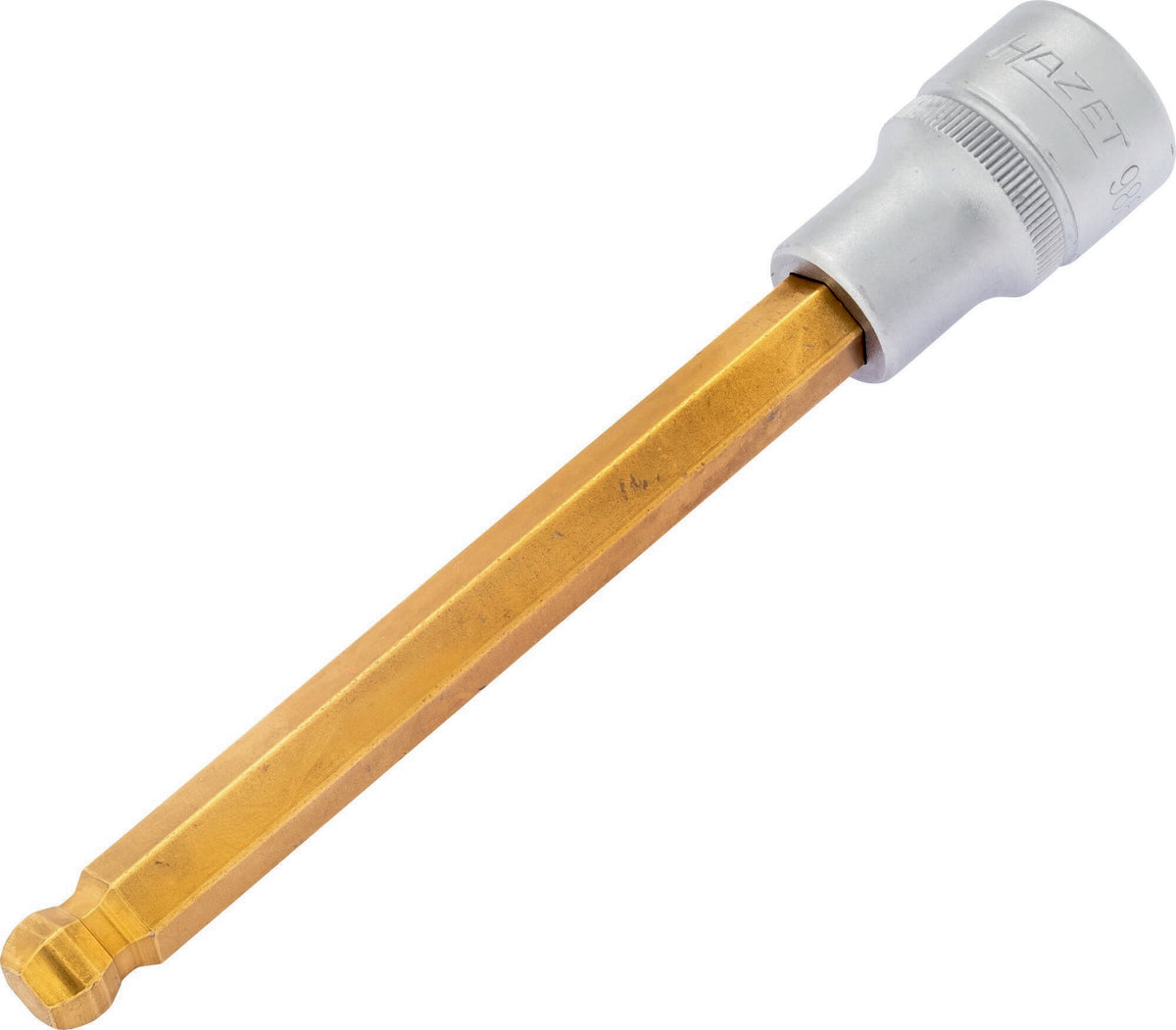 HAZET Steckschlüsseleinsatz 986KK 1/2 Zoll Innen-6-kant SW 5 mm Länge 140 mm TIN-beschichtet