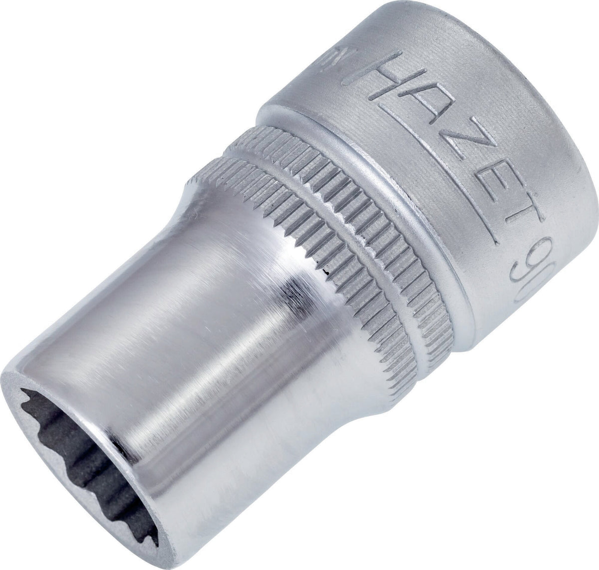 HAZET Steckschlüsseleinsatz 900Z-10 1/2 Zoll 12-kant SW 10 mm – CV-Stahl verchromt
