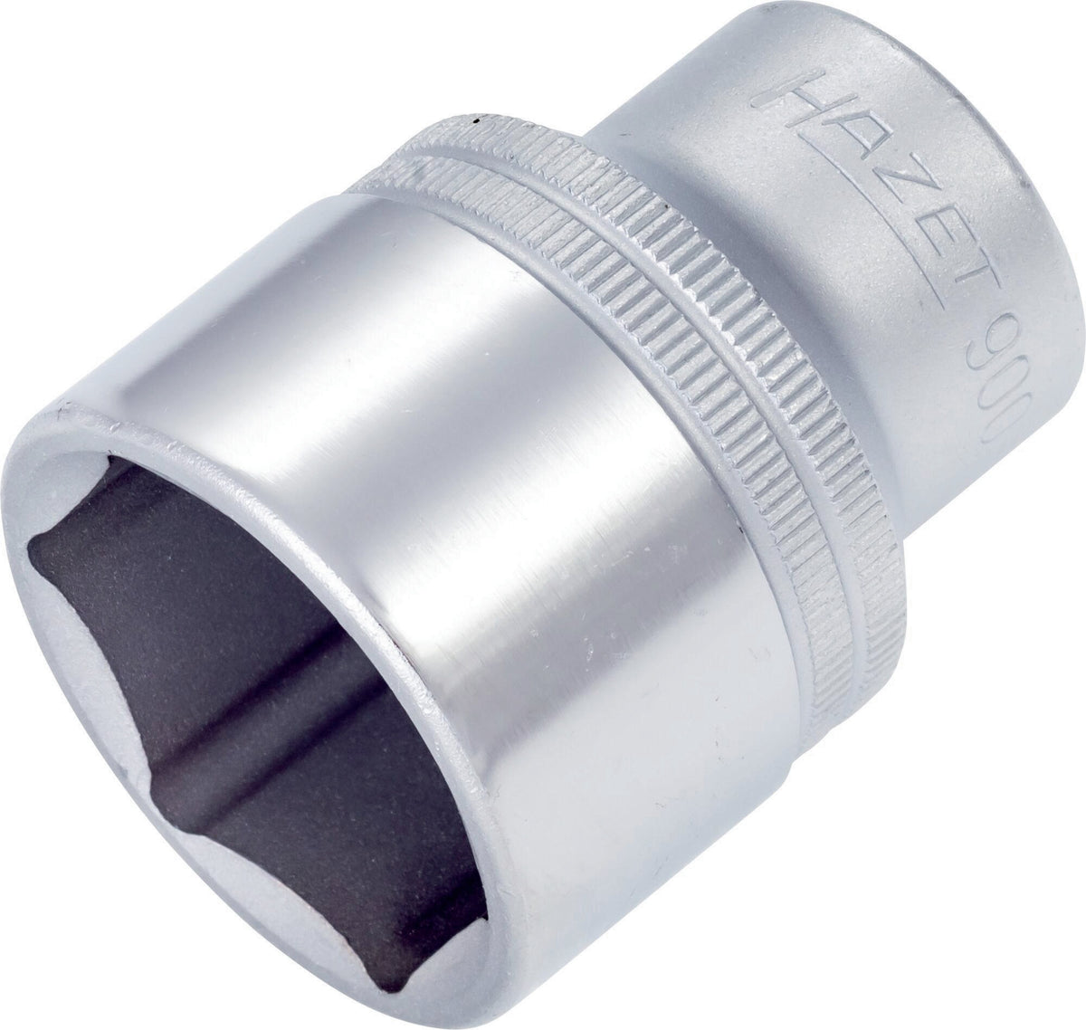 HAZET Steckschlüsseleinsatz 900 1/2 Zoll 6-kant SW 10 mm Länge 38 mm – CV-Stahl verchromt