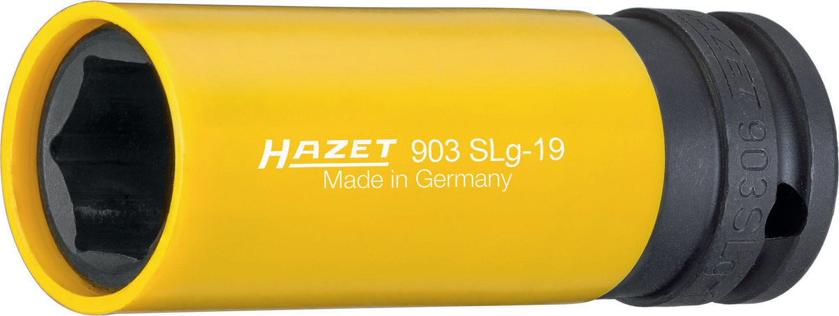 HAZET Kraftschraubersteckschlüsseleinsatz 903SLG-17 1/2 Zoll 6-Kant SW 17 mm mit Kunststoffhülse