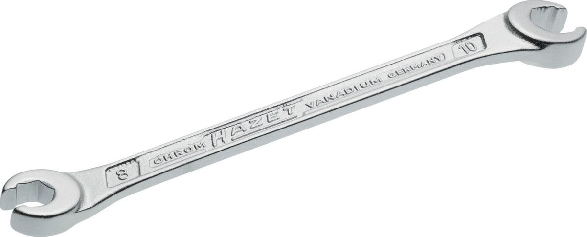 HAZET Doppelringschlüssel 612 10x11mm – Für Rohrverschraubungen und Überwurfmuttern