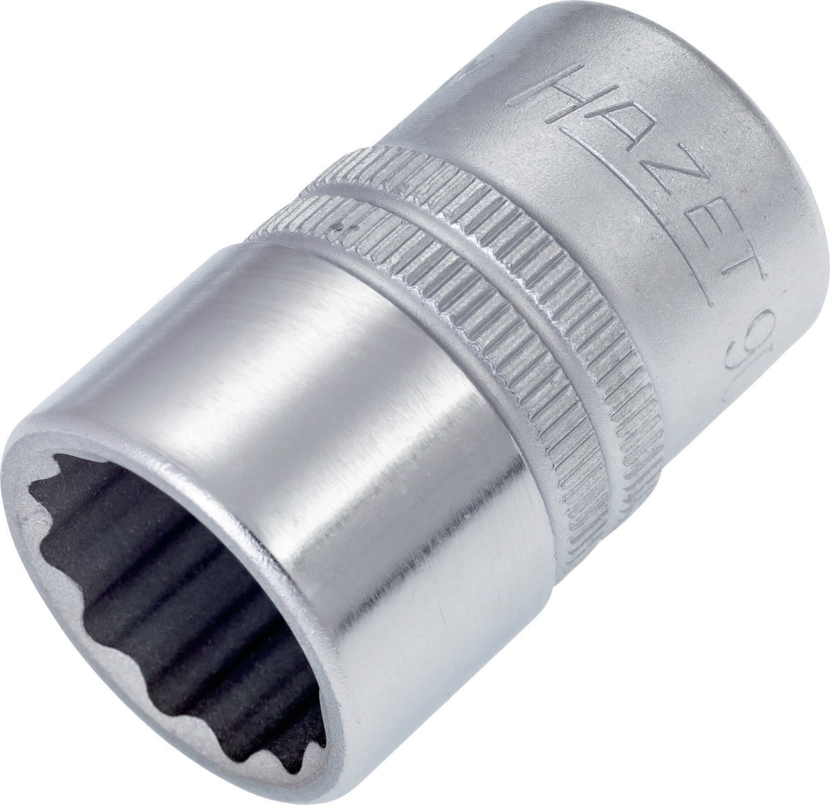 HAZET Steckschlüsseleinsatz 900Z-10 1/2 Zoll 12-kant SW 10 mm – CV-Stahl verchromt