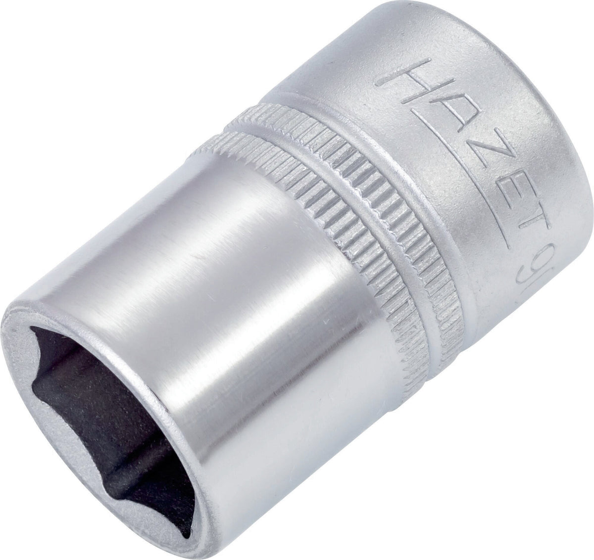 HAZET Steckschlüsseleinsatz 900 1/2 Zoll 6-kant SW 10 mm Länge 38 mm – CV-Stahl verchromt