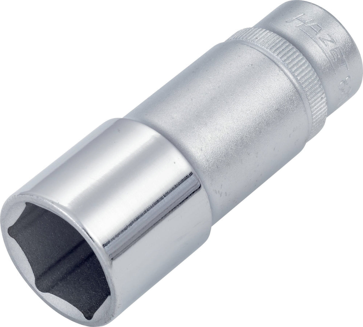 HAZET Steckschlüsseleinsatz 880LG 3/8 Zoll 6-kant SW 10 mm, Länge 54 mm, verchromt