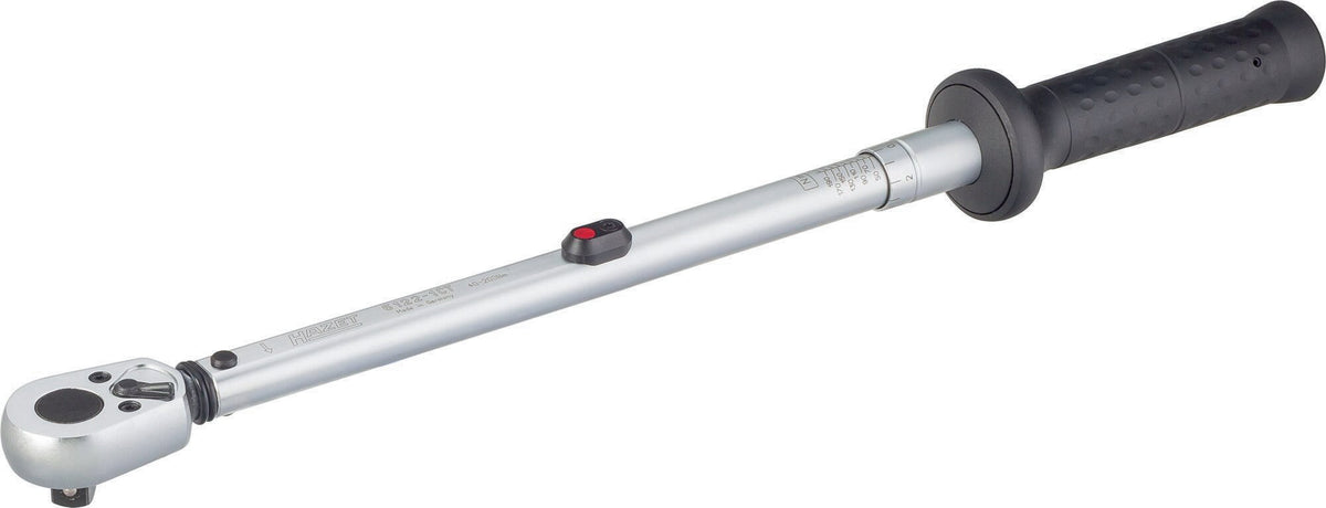 HAZET Drehmomentschlüssel 6111-1CT 3/8 Zoll 20-120 Nm mit Umschaltknarre und Kalibrierschein