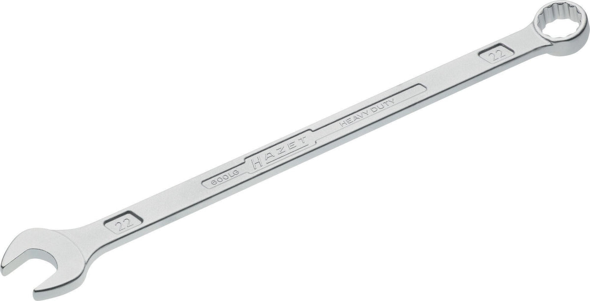 HAZET Ringmaulschlüssel 600 LG SW 10 mm – extra lang, CV-Stahl, verchromt
