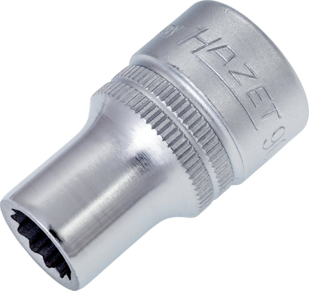 HAZET Steckschlüsseleinsatz 900Z-10 1/2 Zoll 12-kant SW 10 mm – CV-Stahl verchromt