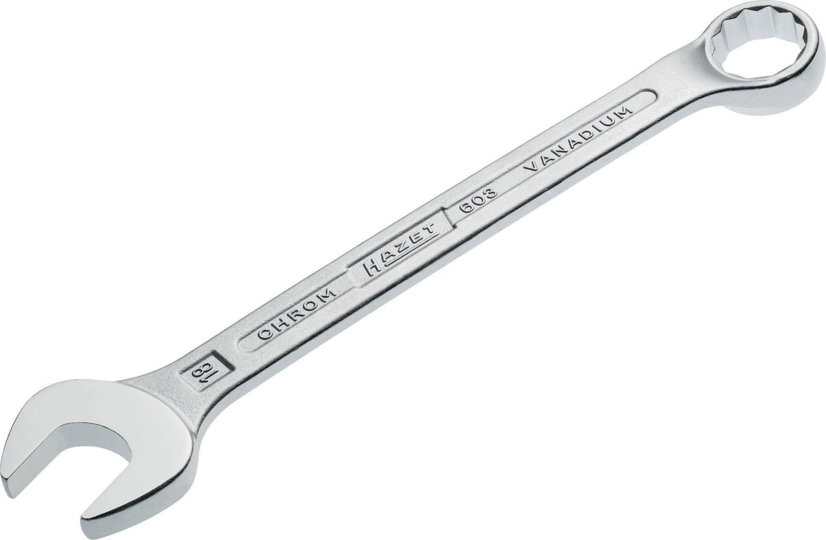 HAZET Ringmaulschlüssel 603 SW 10 mm, Form B, CV-Stahl, DIN 3113 – Länge 137 mm