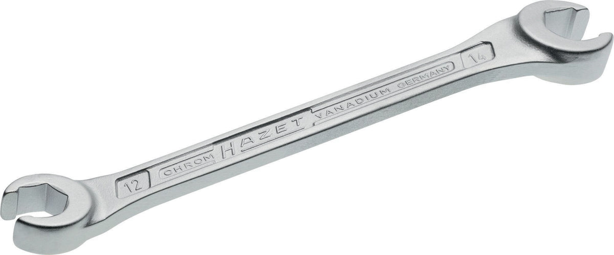 HAZET Doppelringschlüssel 612 10x11mm – Für Rohrverschraubungen und Überwurfmuttern