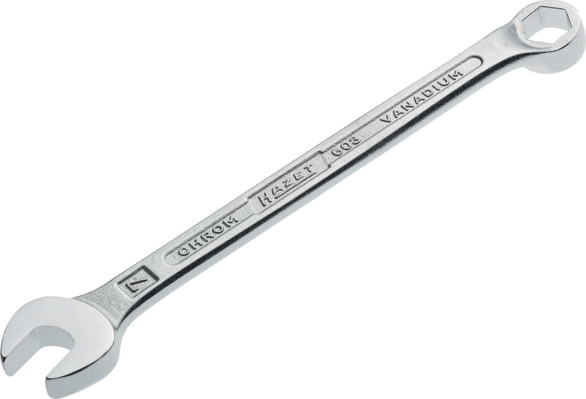 HAZET Ringmaulschlüssel 603 SW 10 mm, Form B, CV-Stahl, DIN 3113 – Länge 137 mm