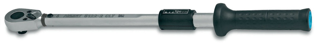 HAZET Drehmomentschlüssel 5121-2CLT 1/2 Zoll 20-120 Nm mit Umschaltknarre und Kalibrierschein
