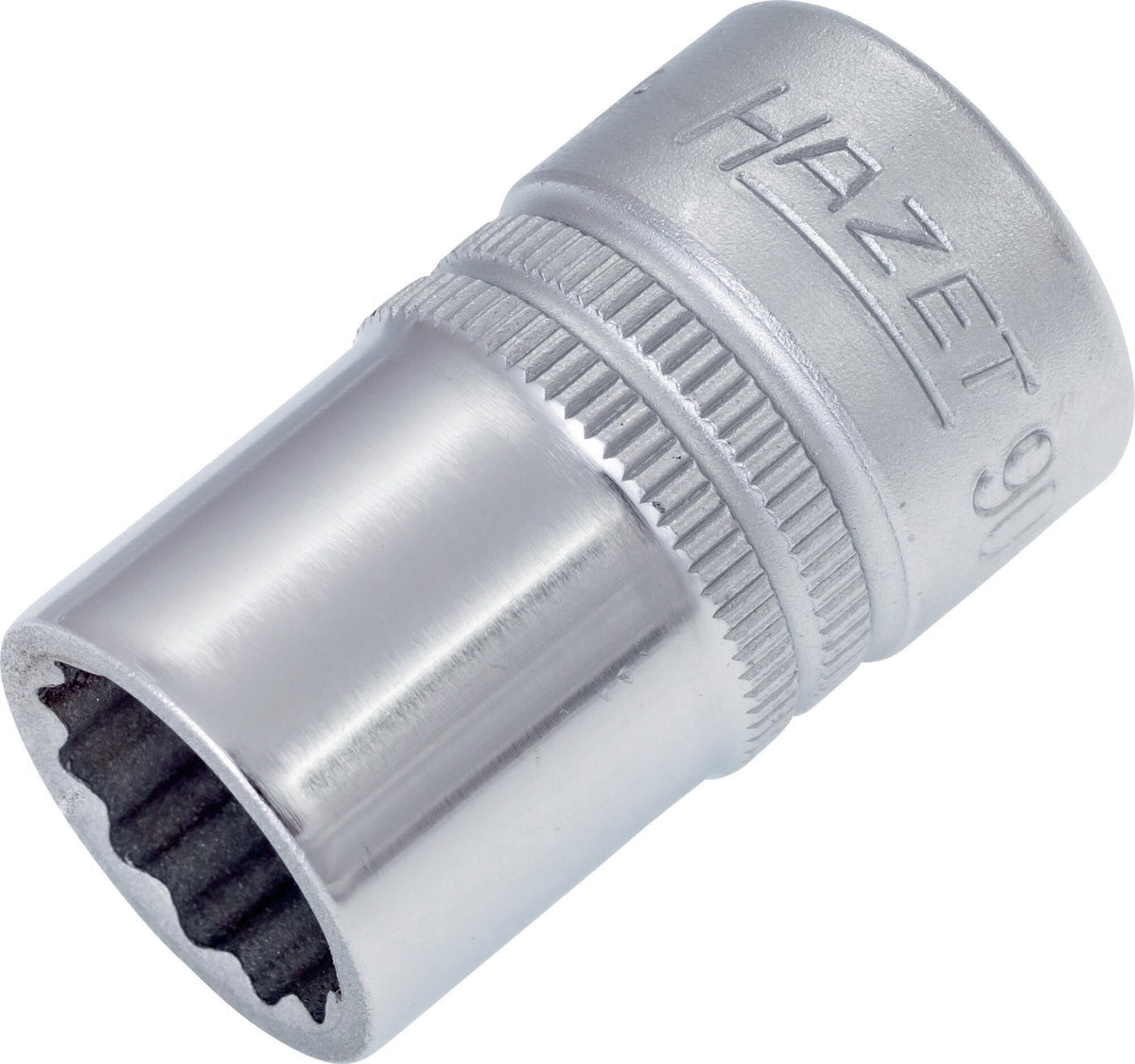 HAZET Steckschlüsseleinsatz 900Z-10 1/2 Zoll 12-kant SW 10 mm – CV-Stahl verchromt