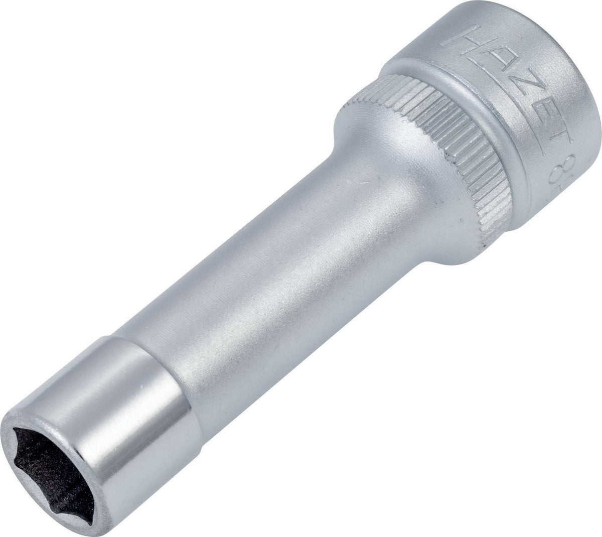 HAZET Steckschlüsseleinsatz 880LG 3/8 Zoll 6-kant SW 10 mm, Länge 54 mm, verchromt
