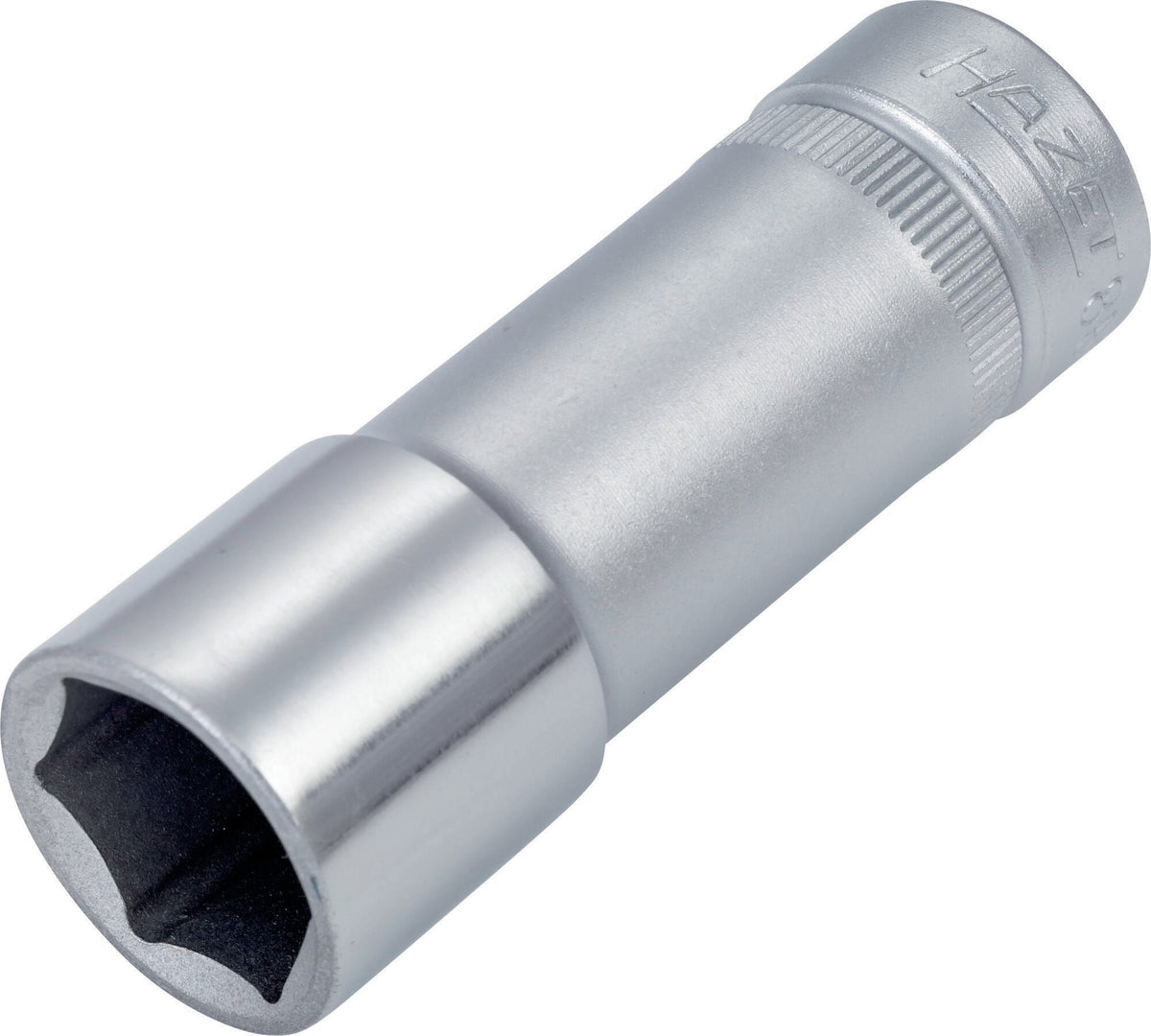 HAZET Steckschlüsseleinsatz 880LG 3/8 Zoll 6-kant SW 10 mm, Länge 54 mm, verchromt