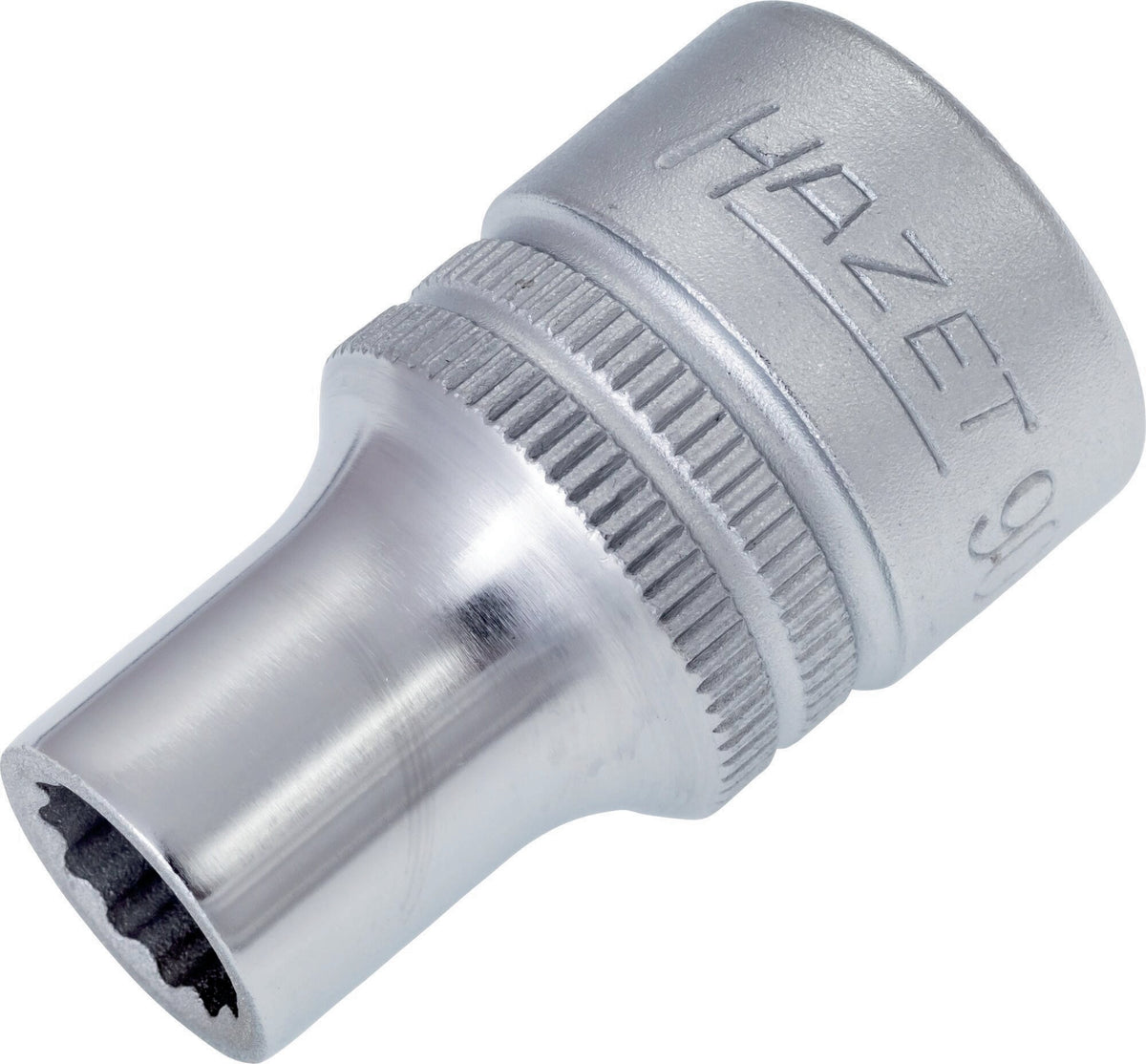 HAZET Steckschlüsseleinsatz 900Z-10 1/2 Zoll 12-kant SW 10 mm – CV-Stahl verchromt
