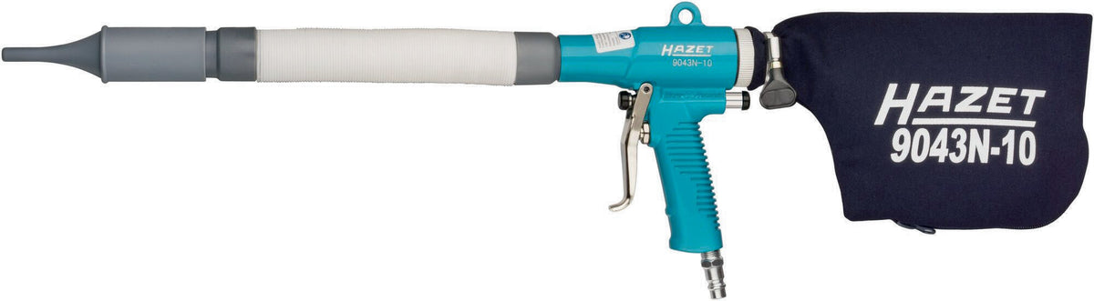HAZET Druckluftsaug-/blaspistole 9043N-10 – Einhandumschaltung, 148 mm, DN 7,2