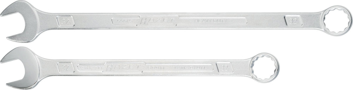HAZET Ringmaulschlüsselsatz 600LG/10, 10-teilig, SW 10-19 mm, extra lang, CV-Stahl, verchromt