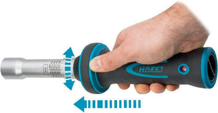 HAZET Drehmomentschlüssel 6150-1CT 3/4 Zoll 400-1000 Nm mit Umschaltknarre
