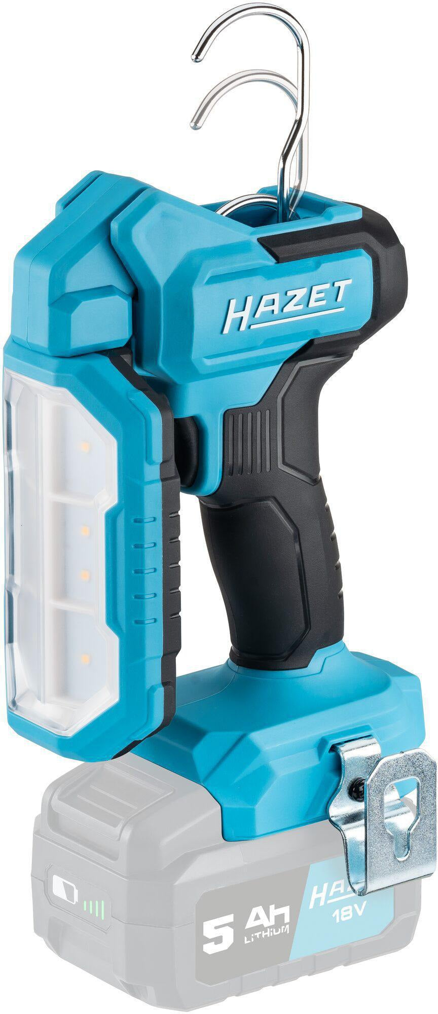 HAZET LED-Arbeitsleuchte 9579-10 1000 lm – 18V Akku-Arbeitslicht mit 3 Helligkeitsstufen