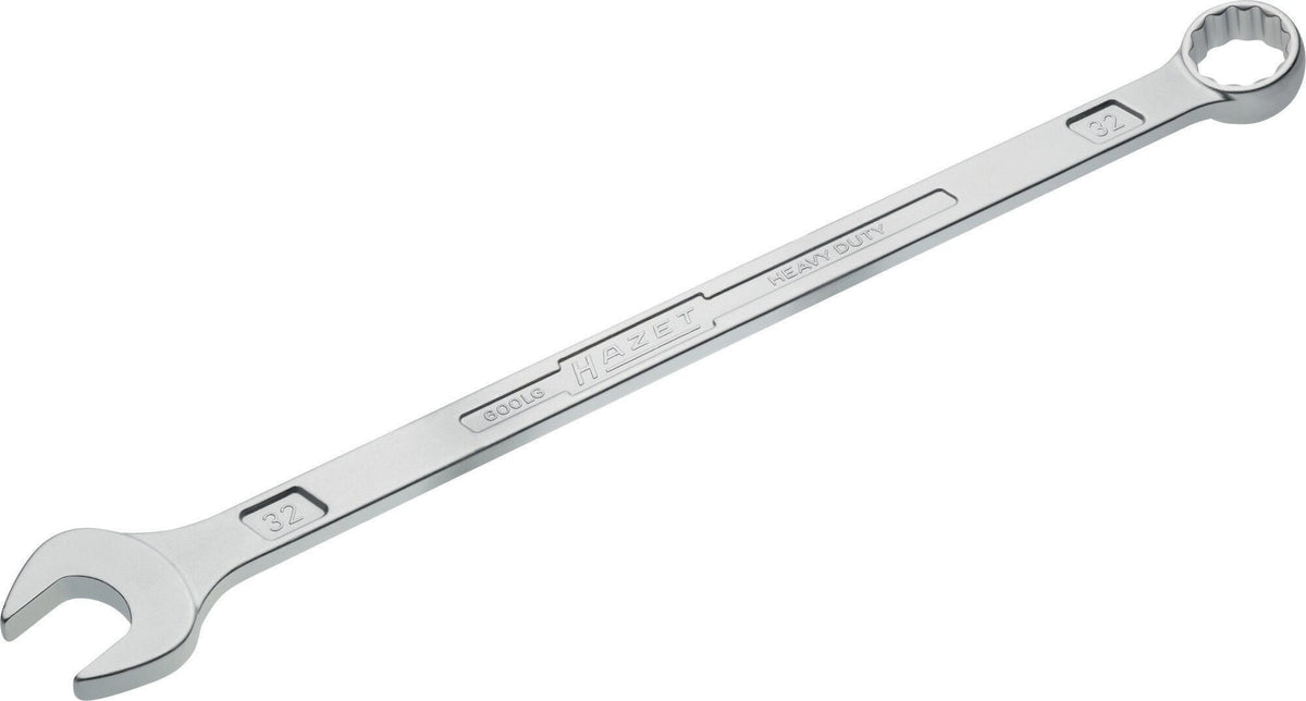 HAZET Ringmaulschlüssel 600 LG SW 10 mm – extra lang, CV-Stahl, verchromt