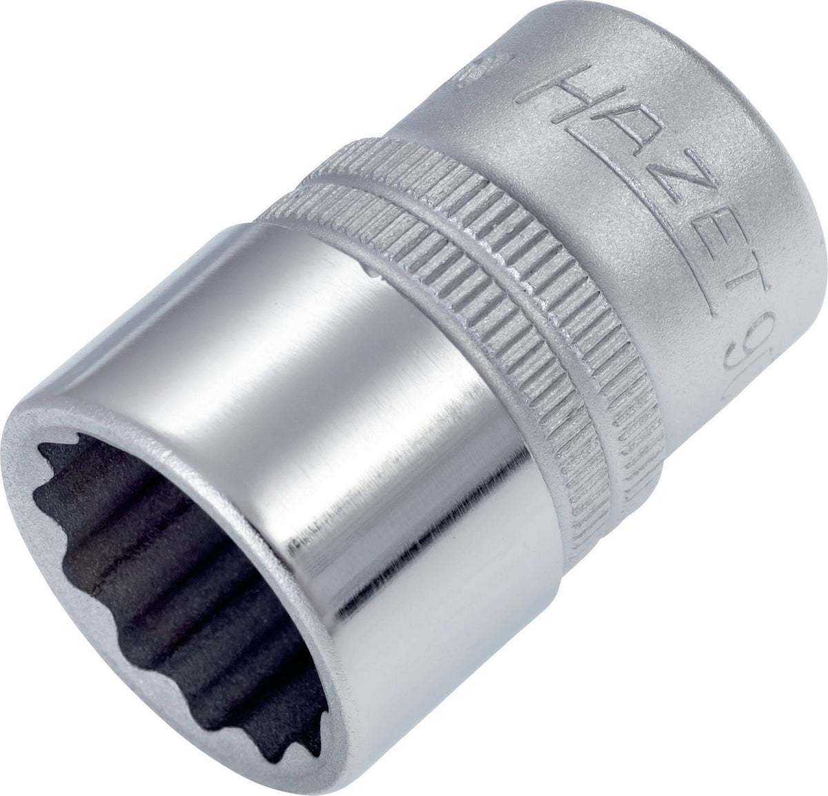 HAZET Steckschlüsseleinsatz 900Z-10 1/2 Zoll 12-kant SW 10 mm – CV-Stahl verchromt