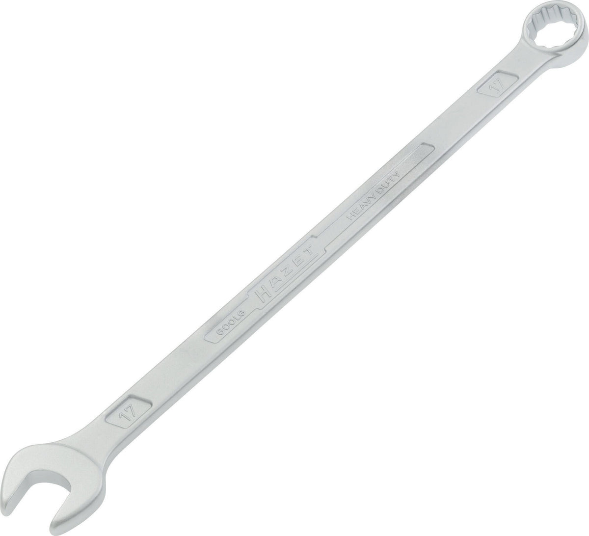 HAZET Ringmaulschlüssel 600 LG SW 10 mm – extra lang, CV-Stahl, verchromt