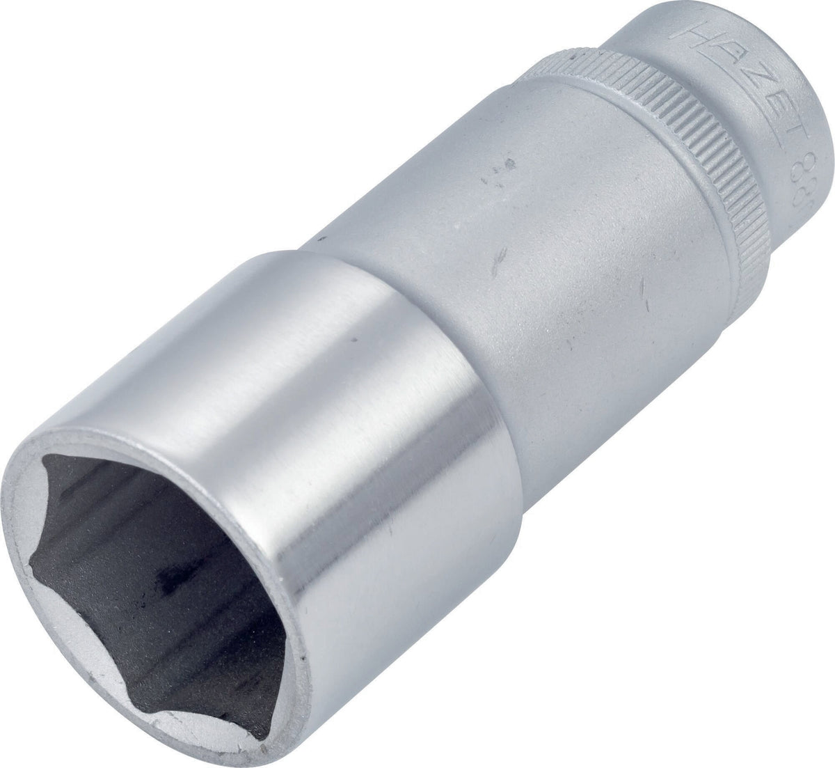 HAZET Steckschlüsseleinsatz 880LG 3/8 Zoll 6-kant SW 10 mm, Länge 54 mm, verchromt