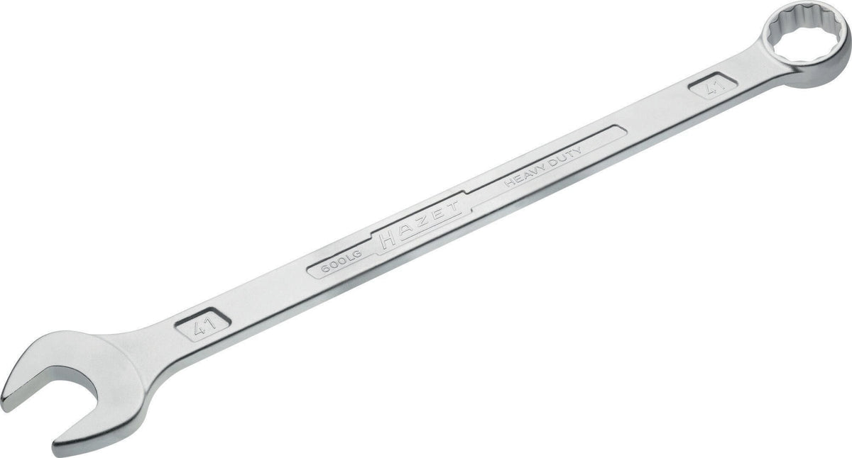 HAZET Ringmaulschlüssel 600 LG SW 10 mm – extra lang, CV-Stahl, verchromt