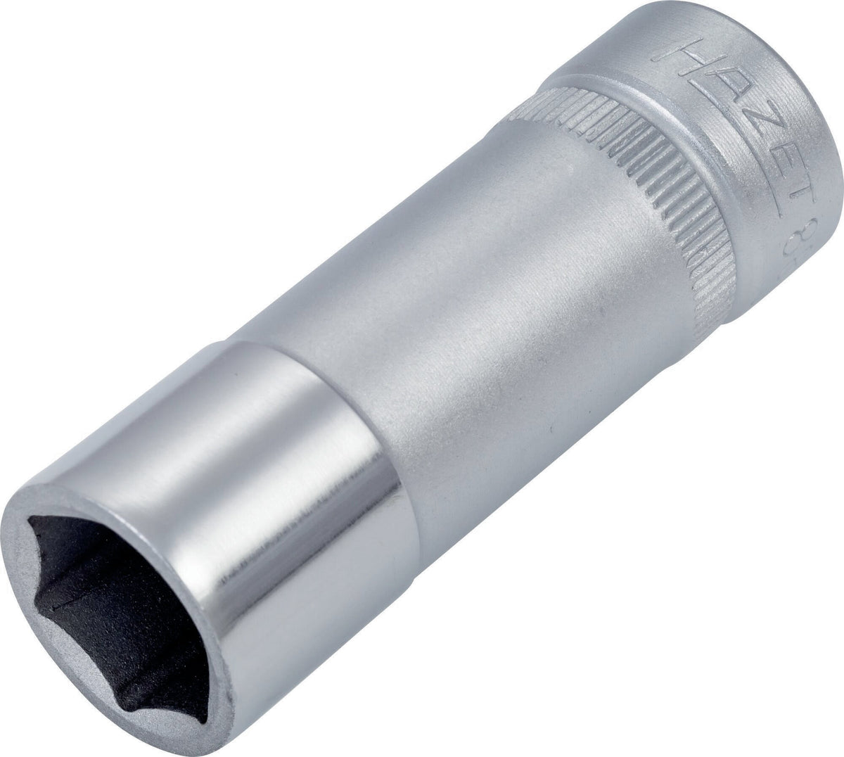 HAZET Steckschlüsseleinsatz 880LG 3/8 Zoll 6-kant SW 10 mm, Länge 54 mm, verchromt