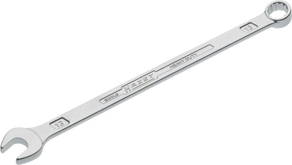 HAZET Ringmaulschlüssel 600 LG SW 10 mm – extra lang, CV-Stahl, verchromt