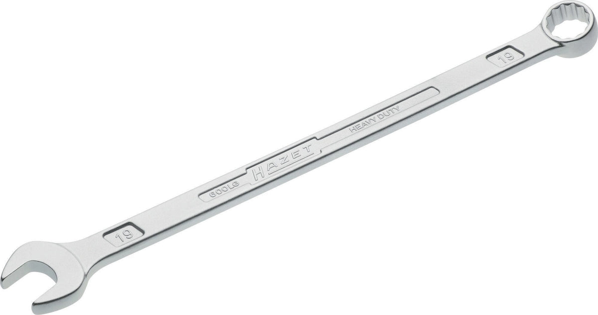 HAZET Ringmaulschlüssel 600 LG SW 10 mm – extra lang, CV-Stahl, verchromt