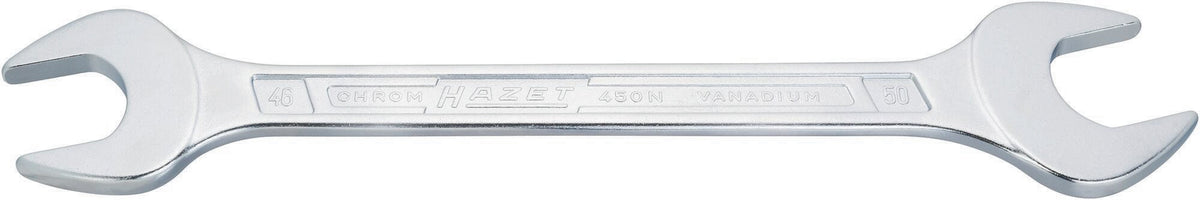 HAZET Doppelmaulschlüsselsatz 450N 10-tlg. SW Spezialstahl CV-Stahl verchromt