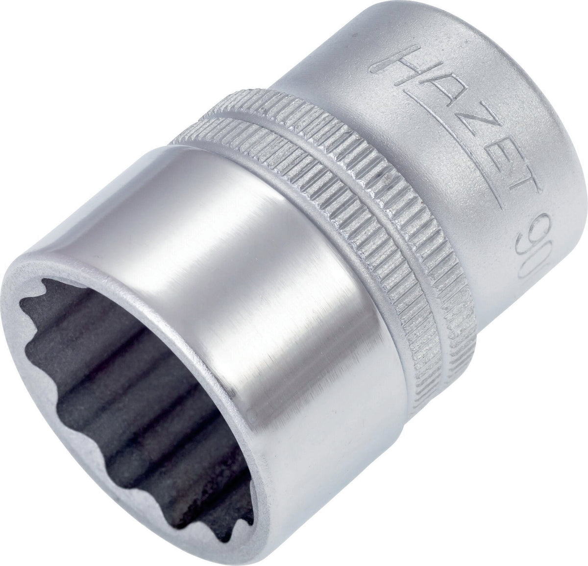 HAZET Steckschlüsseleinsatz 900Z-10 1/2 Zoll 12-kant SW 10 mm – CV-Stahl verchromt