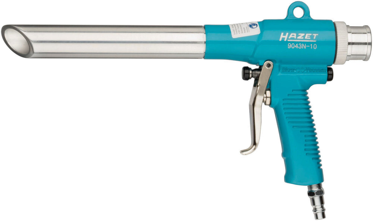 HAZET Druckluftsaug-/blaspistole 9043N-10 – Einhandumschaltung, 148 mm, DN 7,2