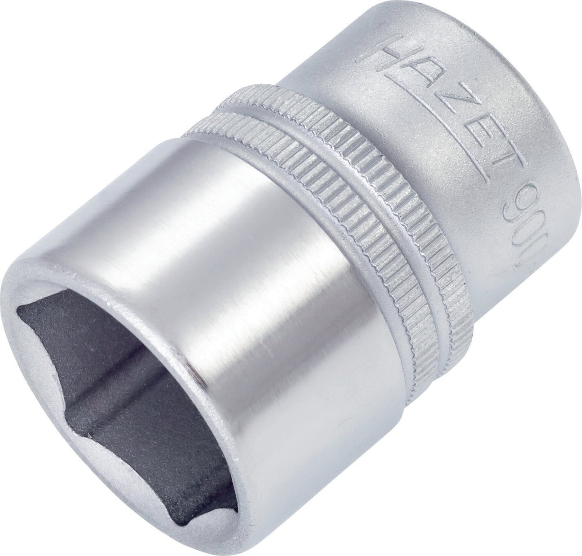 HAZET Steckschlüsseleinsatz 900 1/2 Zoll 6-kant SW 10 mm Länge 38 mm – CV-Stahl verchromt