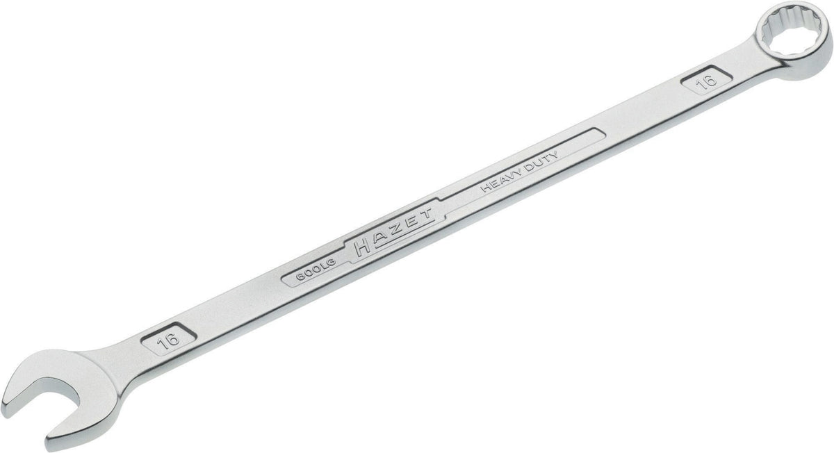 HAZET Ringmaulschlüssel 600 LG SW 10 mm – extra lang, CV-Stahl, verchromt